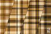 Gold Tartan Plaid Seamless Pattern, a Pattern Graphic by Creative Store (Thumbnail 2 of 5)