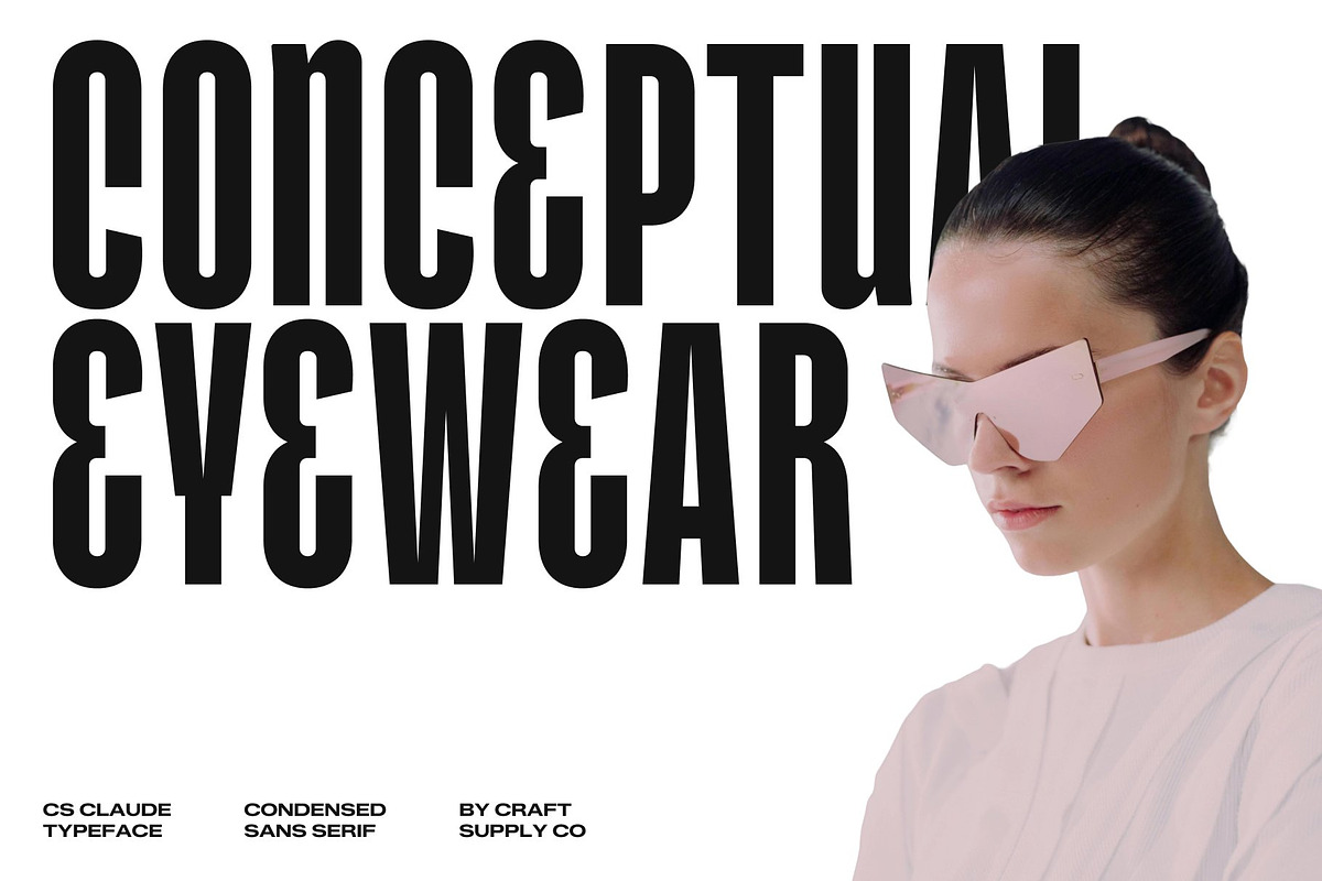 CS Claude – Condensed Font, a Sans Serif Font by Craft Supply Co. (Photo 3 of 8)