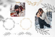 Hand drawn wreath, branches., a Decorative Illustration by Ekaterina (Thumbnail 5 of 8)