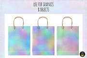 Iridescent Rainbow Foils, a Texture Graphic by Julie Campbell (Thumbnail 4 of 5)