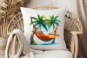 Beach Summer Paradise Clipart, an Illustration by RobertsArt (Thumbnail 7 of 7)