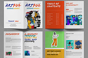 Creative Art Catalog Layout, a Brochure Template by ContestDesign (Thumbnail 2 of 3)