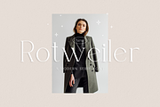 Rotweiler - Fashion Font, a Serif Font by RockboyStd (Thumbnail 1 of 12)