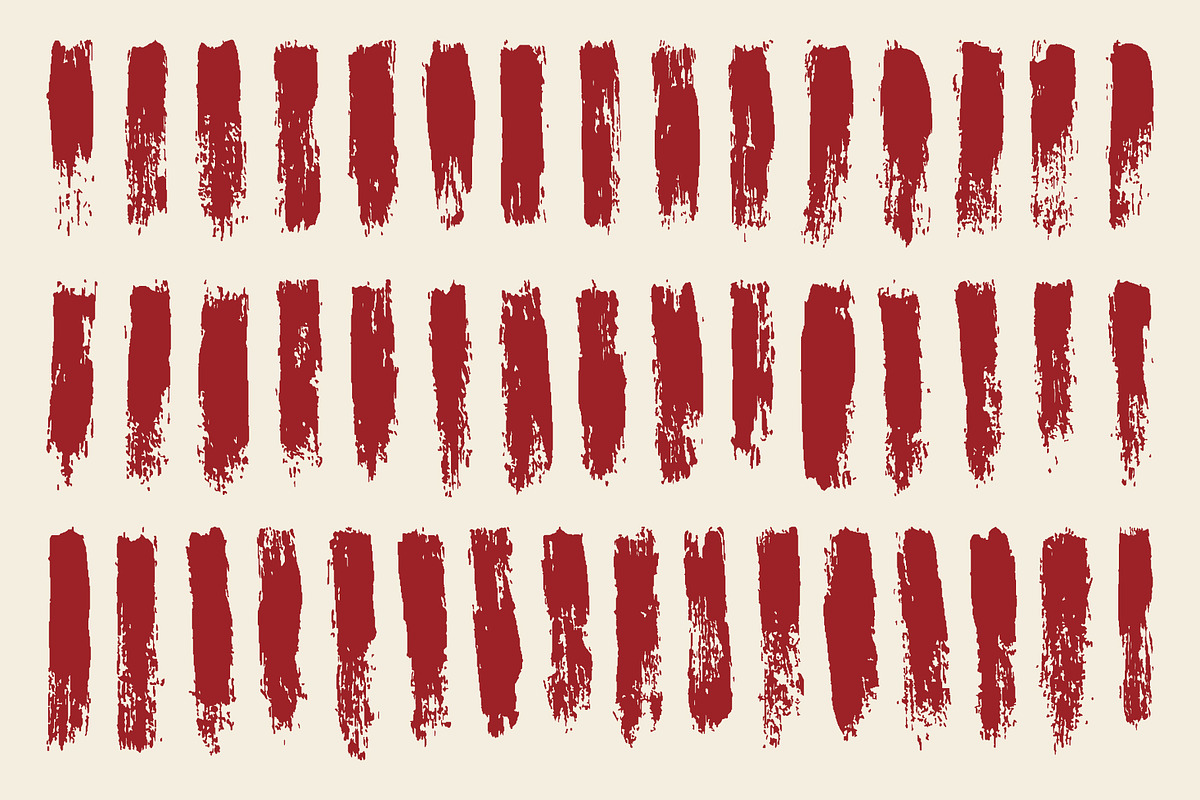 Set of Abstract Grunge Brush Strokes, a Brush Add-On by Warm Snow (Photo 5 of 6)