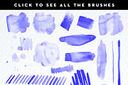 Messy Artist Photoshop Brushes, a Brush Add-On by Sugar and Ink (Thumbnail 2 of 4)
