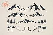 Pine Forest - Outdoor Typeface, a Sans Serif Font by Dikas Studio (Thumbnail 7 of 8)