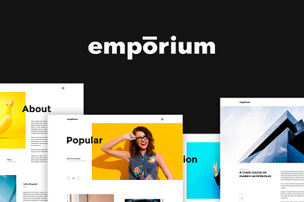 Emporium, an UI Kit Template by Disco Barracuda