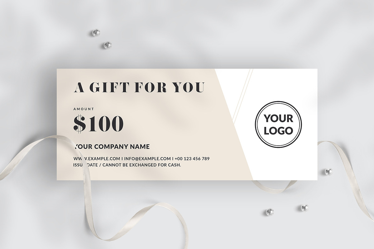 Gift Certificate Template, a Card Template by Amit Debnath (Photo 1 of 6)