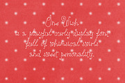 One Wish Playful Curly Font, a Script Font by AnMark (Thumbnail 6 of 11)