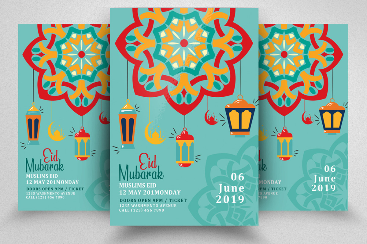 Eid Festival Flyer, a Flyer Template by Business Flyers (Photo 1 of 2)