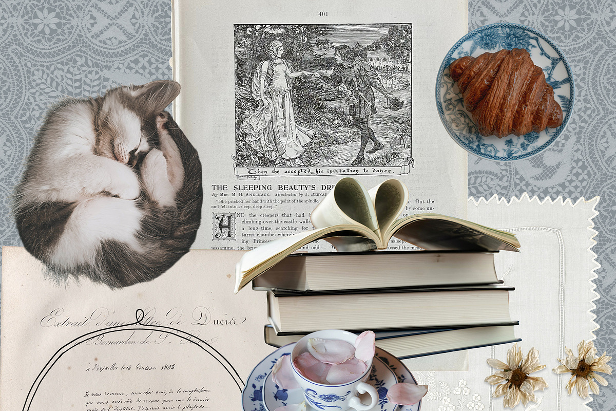 Vintage Books, Letters & Frames, an Object Graphic by alonahaidash (Photo 7 of 19)