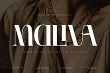 Maliva – Elegant Serif for Fashion