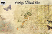 Collage Overlay Patterns, a Texture Graphic by Vintage Style Designs (Thumbnail 1 of 2)