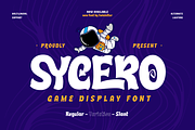 Sycero - Game Display Font, a Sans Serif Font by twinstd (Thumbnail 1 of 10)