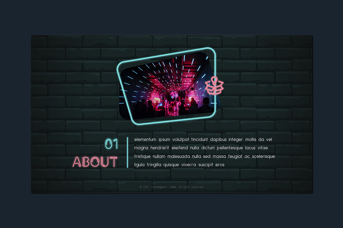 Cromagnon - Neon Presentation, a Presentation Template by deasign (Photo 2 of 14)