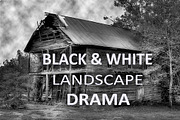 10 Black & White Landscape Drama, a Preset Add-On by Timeless Presets (Thumbnail 1 of 11)