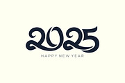 2025 Happy New Year design vector., a Branding & Logo Template by BARONSTD (Thumbnail 2 of 3)