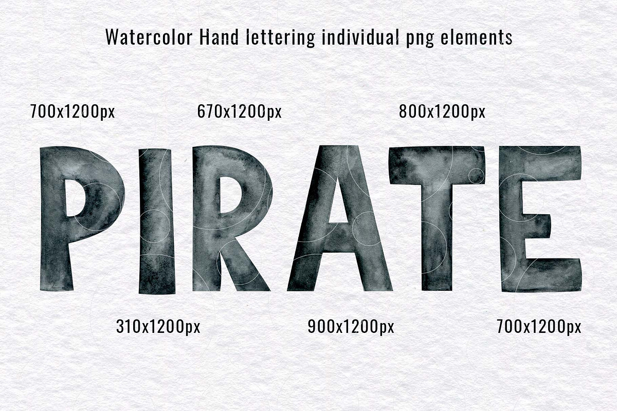 Little pirate watercolor clipart, an Illustration by KathrineWatercolor (Photo 5 of 5)
