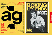 Magnetum - Sans serif font family, a Sans Serif Font by Artistic & Unique (Thumbnail 6 of 15)