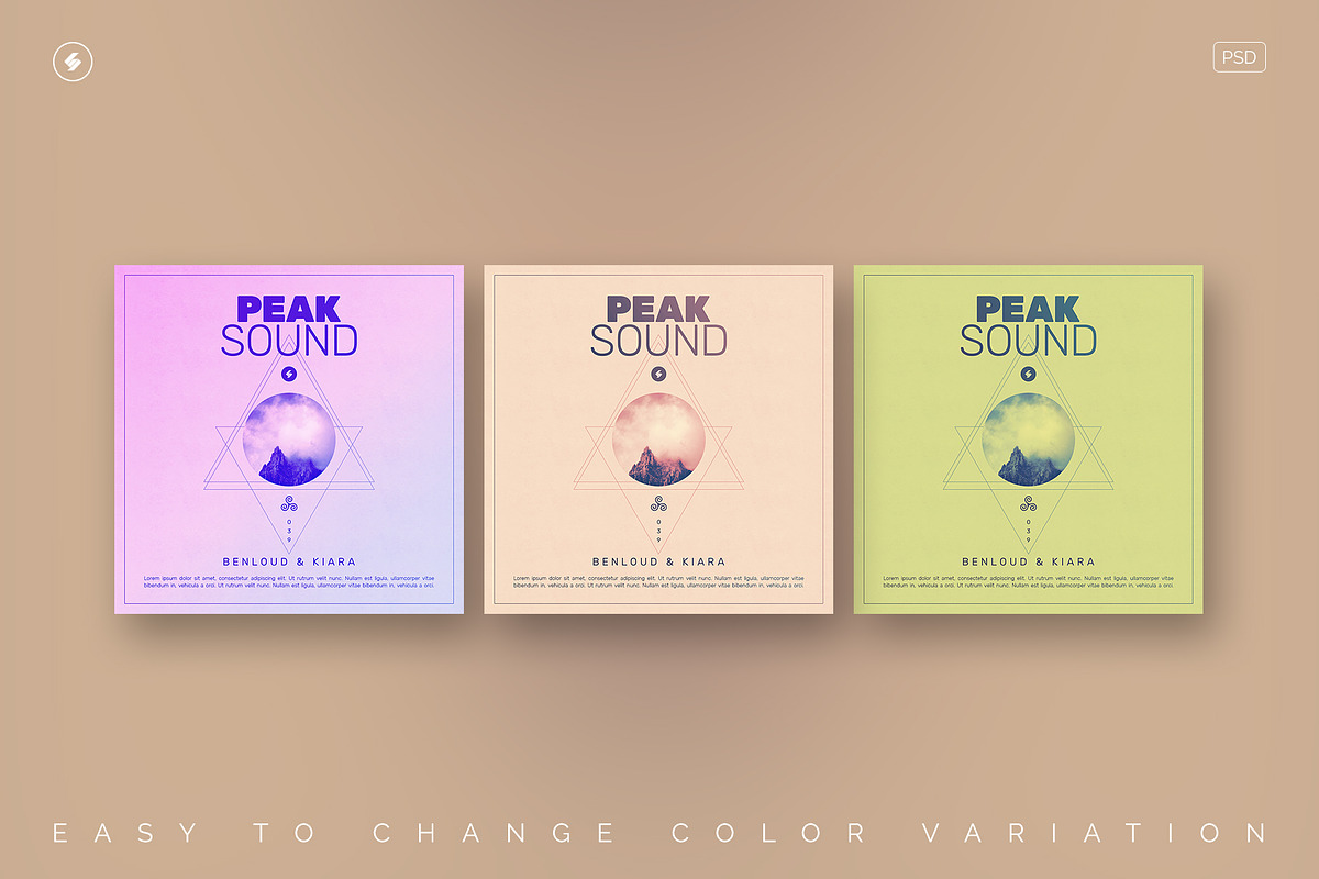 Peak Sound – Album Cover Template, a Social Media Template by pixelsao (Photo 2 of 2)