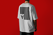 T-shirt Back Mockup, a Mockup by Thunder Studio (Thumbnail 2 of 3)