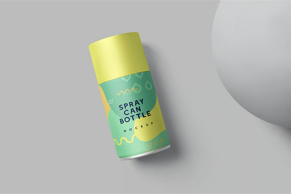 Spray Can Mockups, a Product Mockup by megostudi0 (Photo 5 of 7)