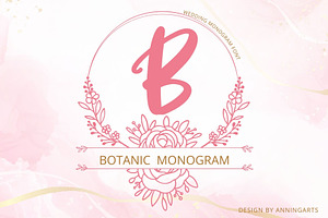 Botanica Monogram Font, a Symbol Font by AnningArts