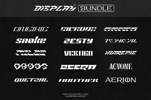 Uncrv Display Bundle, a Font by Uncarving
