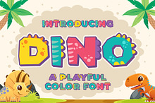 Dino - SVG Color Font