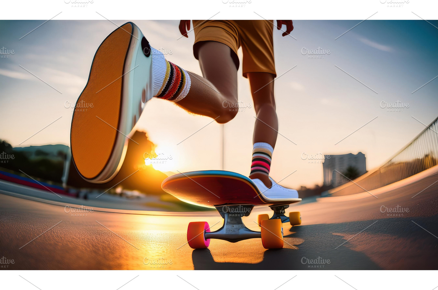 Dynamic skateboarding scene at, a Sports & Recreation Photo by Igor Tichonow