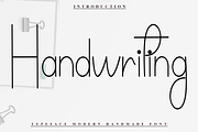 Handwriting, a Sans Serif Font by FreshTypeINK (Thumbnail 1 of 7)