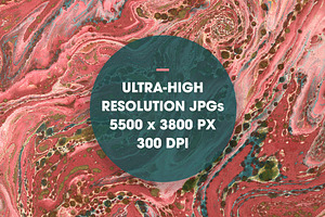 15 Authentic Marbled Paper Textures