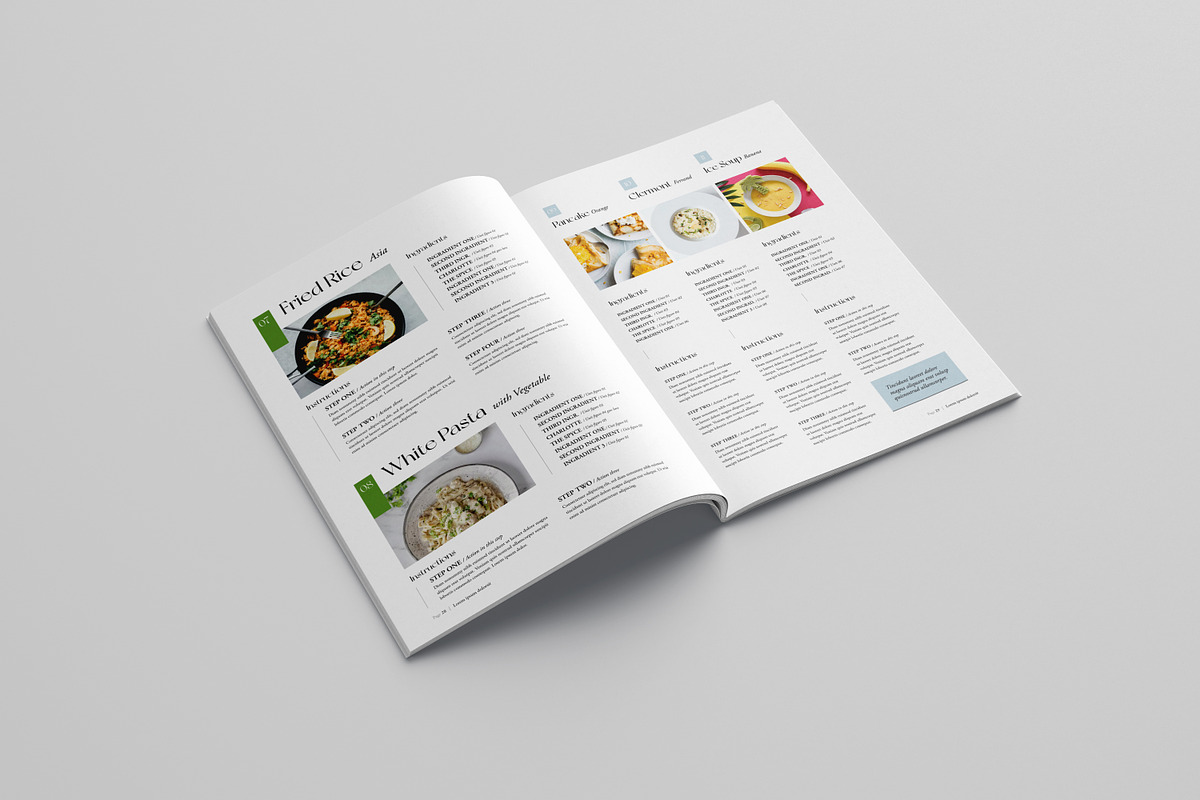 Cookbook / Recipe Book, a Brochure Template by GoldenPixelStudio (Photo 17 of 22)