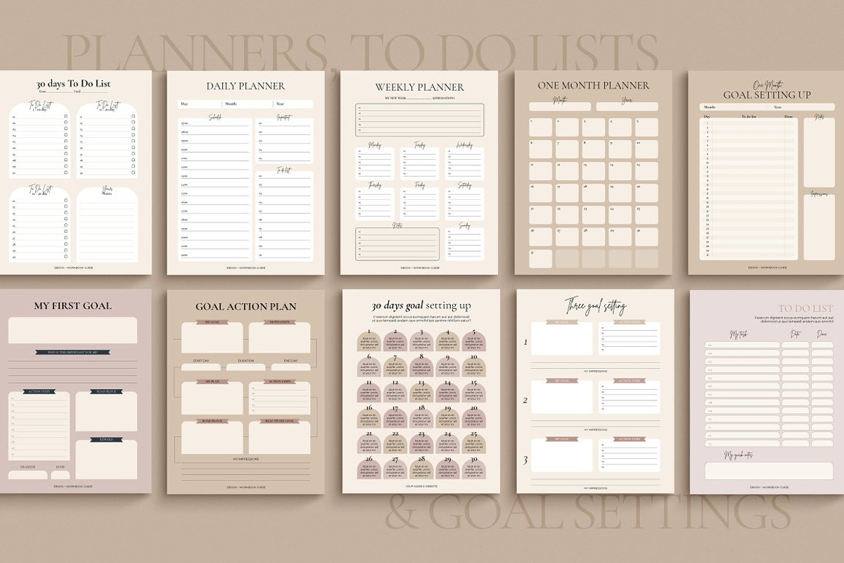 2in1 eBook + WorkBook for Courses, a Magazine Template by Mirazz (Photo 23 of 25)
