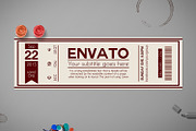 Multipurpose retro ticket 01, a Card Template by Tzochko (Thumbnail 5 of 5)