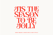 Amore Christmas - Christmas Font, a Serif Font by Keithzo (Thumbnail 5 of 8)