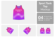 Sport Tanktop Mockup, a Shirt Mockup by Hazzpro_Std (Thumbnail 1 of 5)