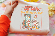 Funny Goose Bikini Mirror PNG, a Seasonal Illustration by OK Design (Thumbnail 3 of 5)