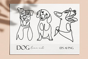 30 Dogs line art. Dog breeds, an Animal Illustration by velychko.ua (Thumbnail 2 of 5)