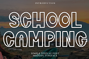 School Camping, a Script Font by FreshTypeINK (Thumbnail 1 of 7)
