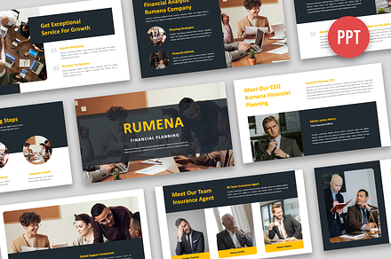 Rumena - Financial Planning PPT, a Presentation Template by kerismaker