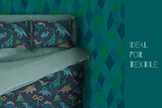 DINOSAUR watercolor pattern, a Pattern Graphic by watercolor kamill (Thumbnail 4 of 11)