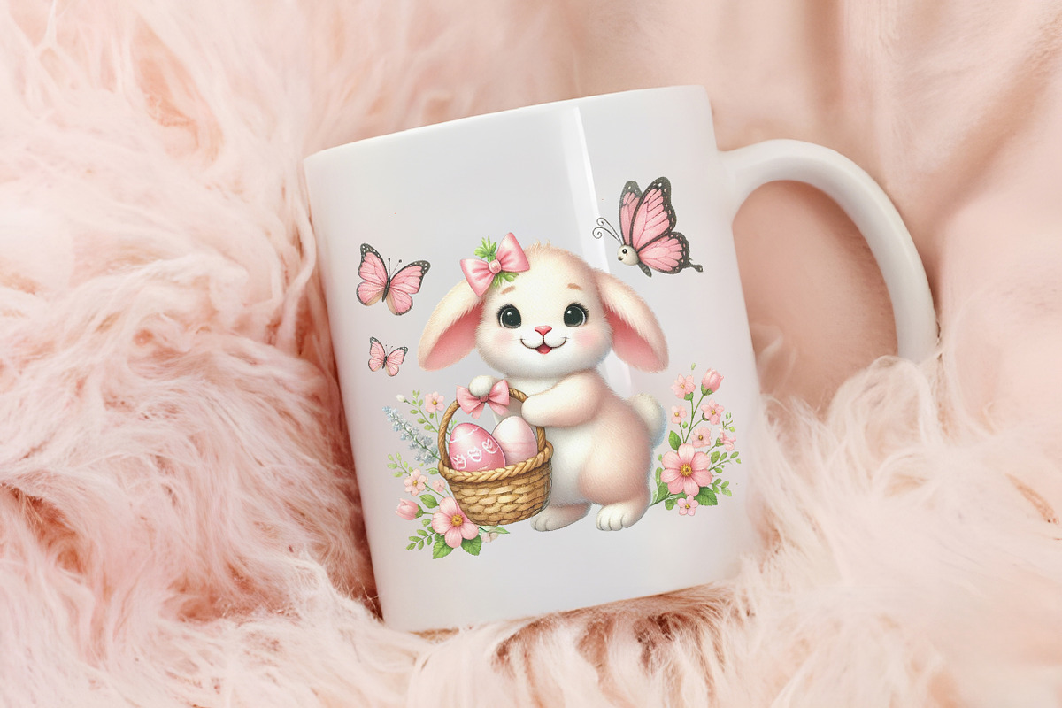 Easter clipart bundle rabbit bunny p, an Illustration by RobertsArt (Photo 4 of 7)