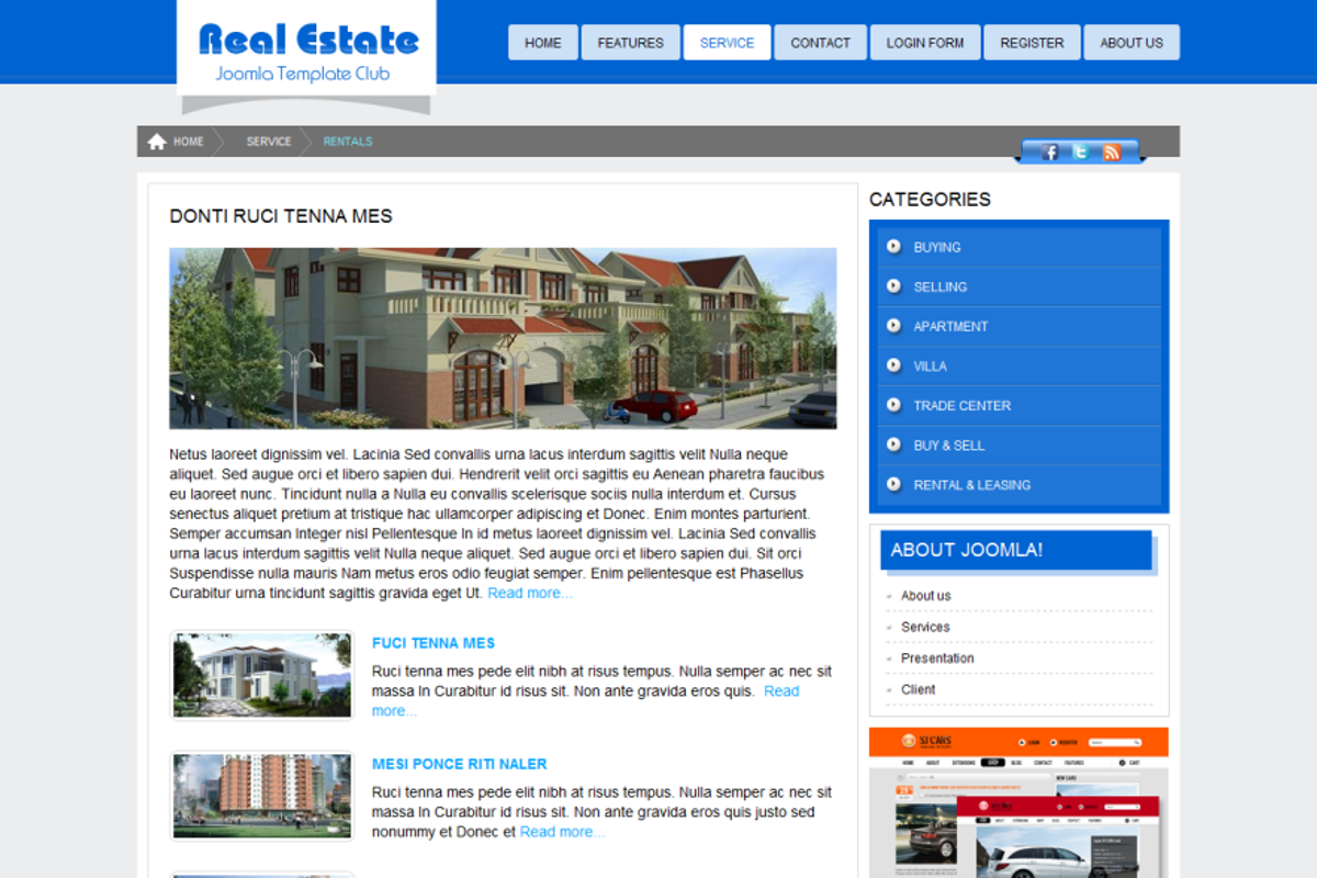 SJ Real Estate - Business template, a Websites & App Template by YouTech (Photo 3 of 5)
