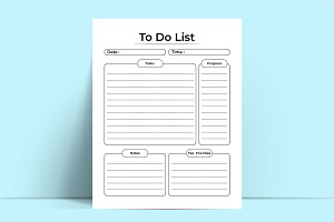 To Do List Notebook KDP Interior