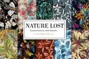 Lost Nature, a Pattern Graphic by Luiz da Rolt Grathwohl (Thumbnail 1 of 14)