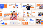 Social Media Performance, a Presentation Template by Loin Studio (Thumbnail 1 of 4)