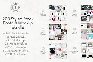 200 Styled Stock Photo Bundle