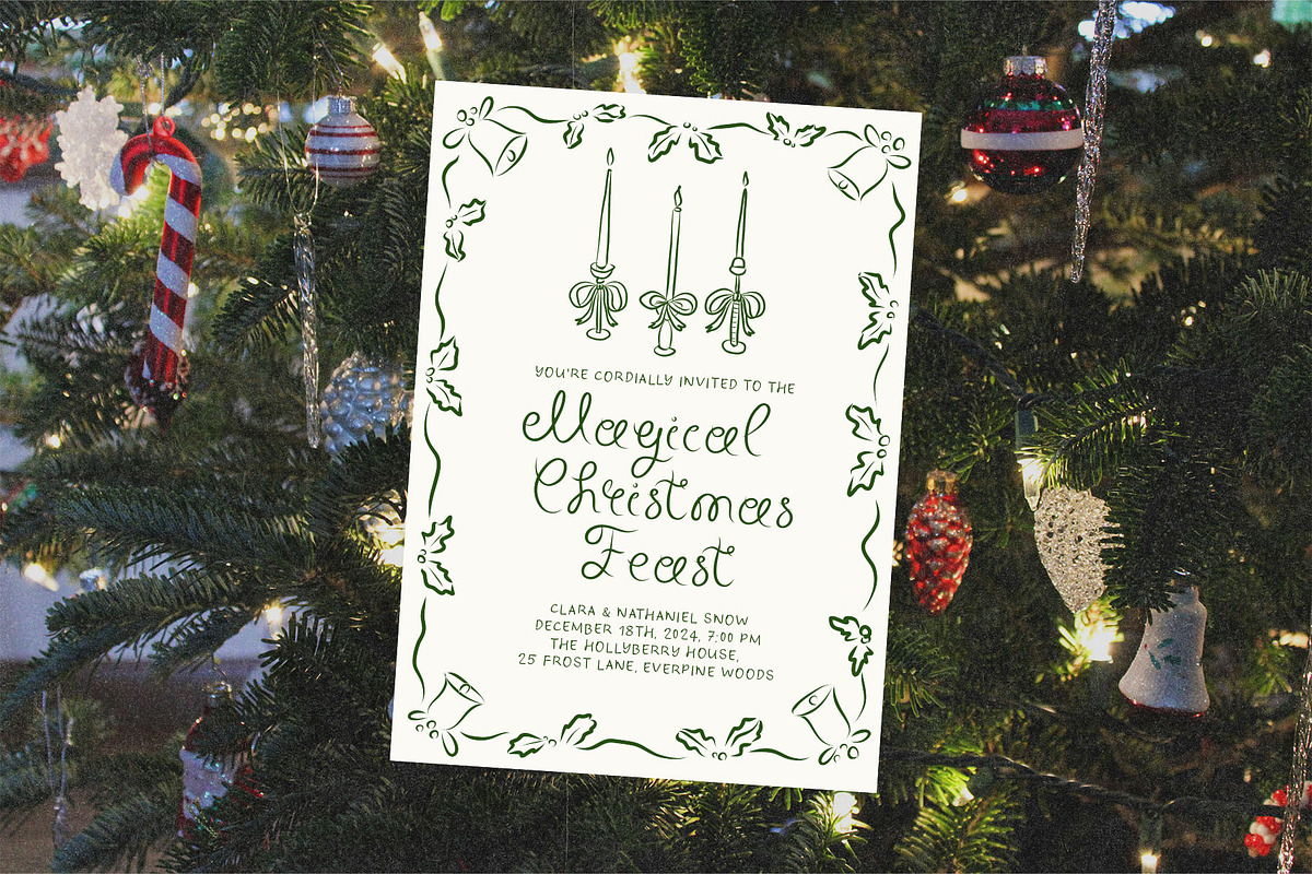 Whimsical Christmas Clipart Bundle, a Seasonal Illustration by Ayya Studio (Photo 12 of 21)