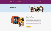 Animal Food Website Template - Tuime, a Bootstrap Template by HasThemes (Thumbnail 3 of 4)